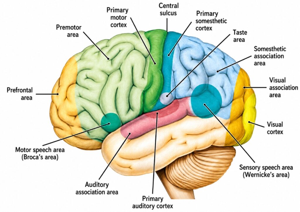 Gambar Anatomy Otak Manusia