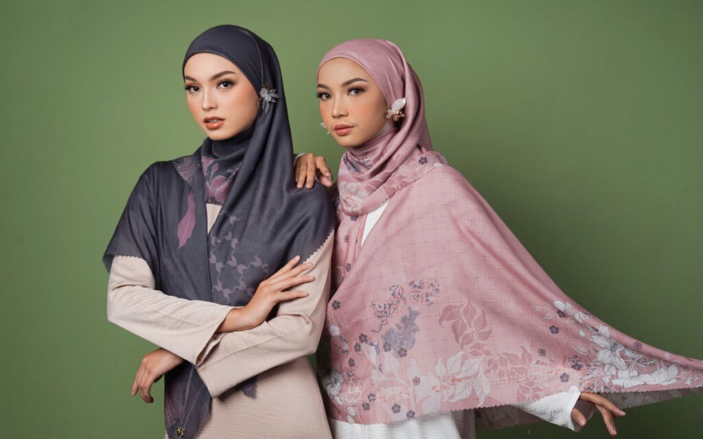 Trend Fashion Jilbab Bisnis Jual Hijab Printed Bunga Lily