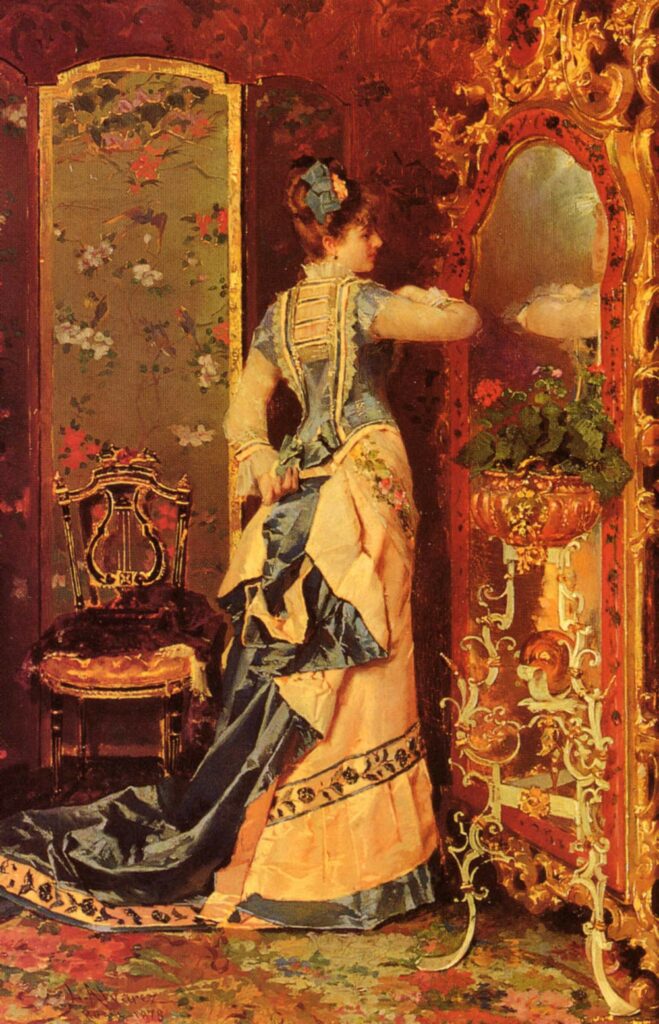 Luis Alvarez Catala Woman Before A Mirror Madam Cantik