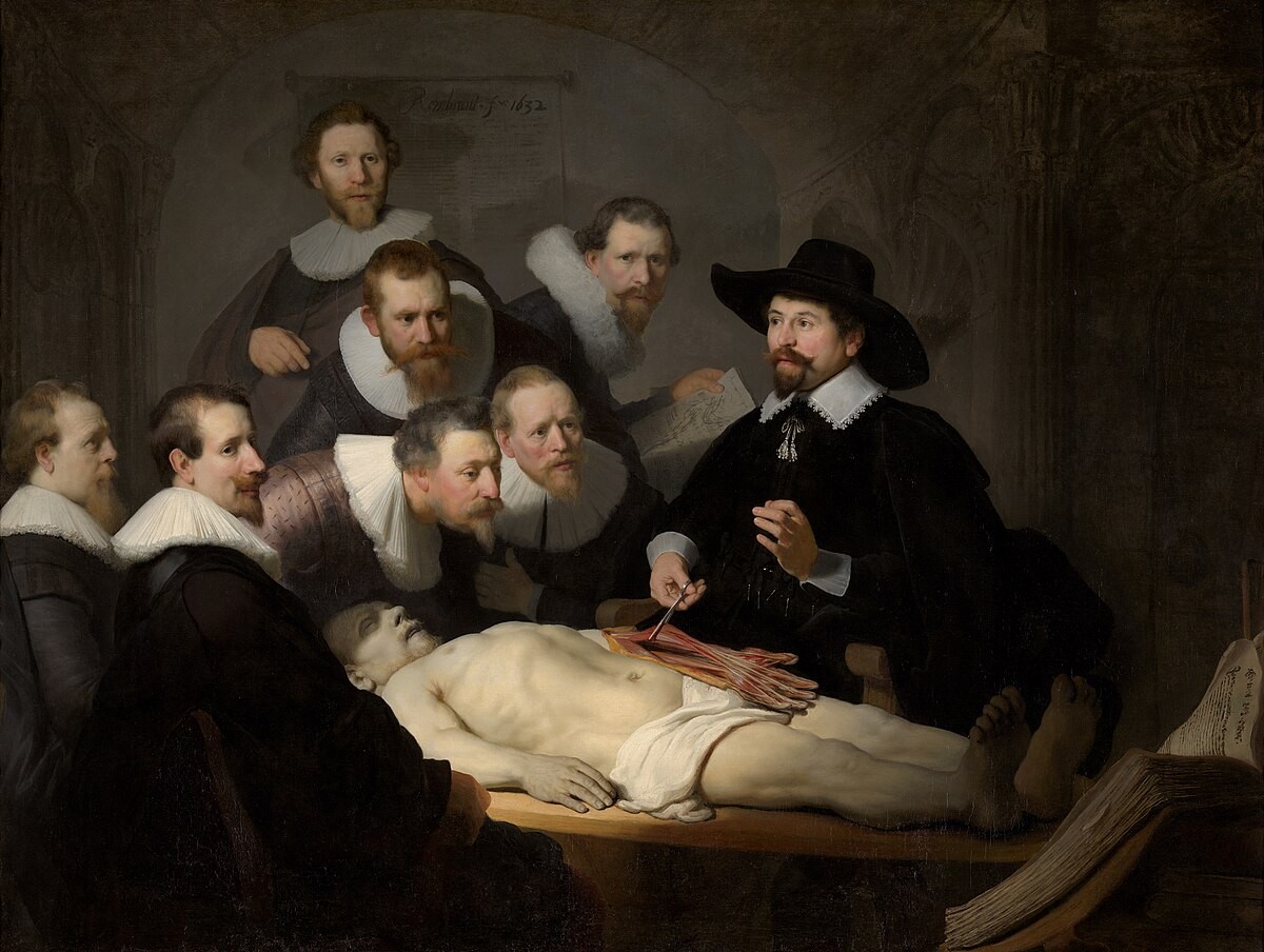 The Anatomy Lesson of  Dr. Tulp Lukisan