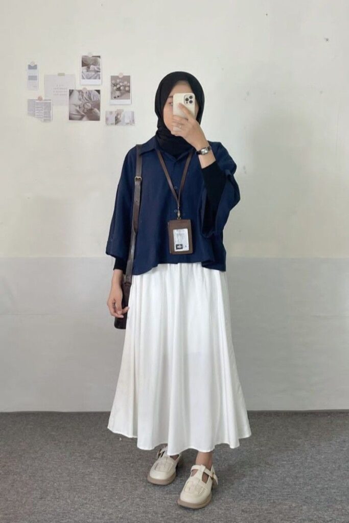 Busana Kerja Wanita Hijab OOTD Kantor