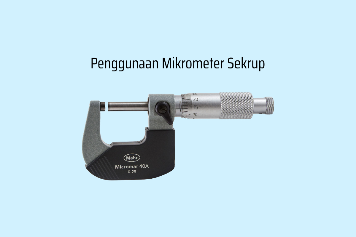 Foto Mikrometer Pengukuran Dasar Fisika