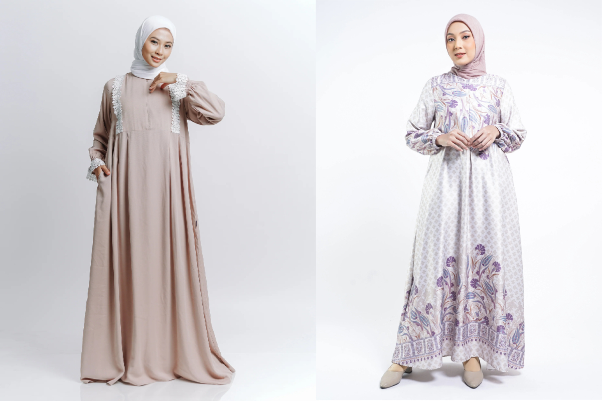 Contoh Foto Katalog Bisnis Gamis dan Hijan Muslimah